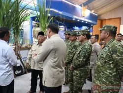 Panglima TNI Dampingi Presiden RI Panen Raya Terpadu TNI, Perkuat Ketahanan Pangan Nasional