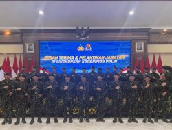 Rotasi Jabatan di Lingkungan Korbrimob Polri, Dankorbrimob Tekankan Amanah, Loyalitas, dan Profesionalisme