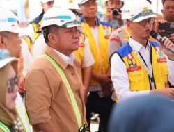 Herman Deru Tinjau Langsung Flyover JPL 123 Muara Enim, Pastikan Proyek Tepat Waktu