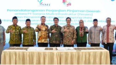 Lampung Utara Perkuat Infrastruktur Melalui Kerja Sama Pembiayaan dengan PT SMI, Perbaikan 17 Ruas Jalan Segera dimulai