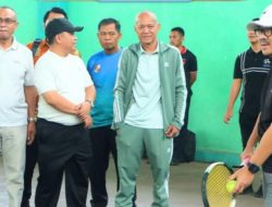 Bupati Hamartoni Buka Kejuaraan Tenis Lapangan Bupati Cup dalam rangkaian HUT RI Ke-81