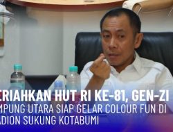 Meriahkan HUT RI ke-81, Gen-ZI Lampung Utara Siap Gelar Colour Fun di Stadion Sukung Kotabumi