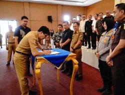Penandatangan Kesepakatan Bersama Penyelenggaraan Hiburan Masyarakat