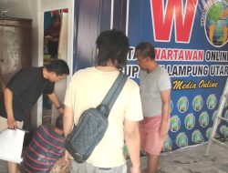 Pengurus Daerah IWO Lampung Utara Benahi Kantor, Perkuat Profesionalisme Wartawan