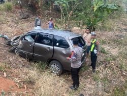 Avanza Nyemplung Rawa di Kotabumi, Polisi Temukan Timbangan Digital dan Barang Diduga Narkotika