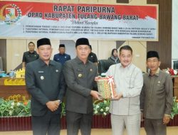 11 Raperda Dibedah, Bupati-Wabup Tubaba Hadir dalam paripurna