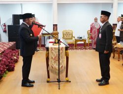 Bupati dan Sekda Banyuasin Hadiri Pengukuhan Kepala Perwakilan BPKP Sumsel