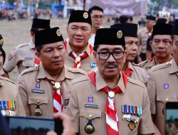 Buka Dianpinru dan Dianpinsat, Hamartoni Gebrak Semangat Pramuka Lampung Utara: Pemimpin Harus Berani, Peduli, dan Jadi Teladan