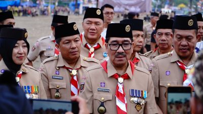 Buka Dianpinru dan Dianpinsat, Hamartoni Gebrak Semangat Pramuka Lampung Utara: Pemimpin Harus Berani, Peduli, dan Jadi Teladan